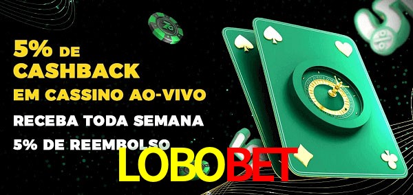 Promoções do cassino ao Vivo LOBOBET